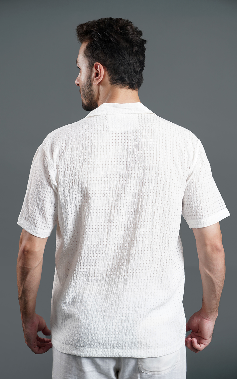 BLOCK TEXTURED SHIRT